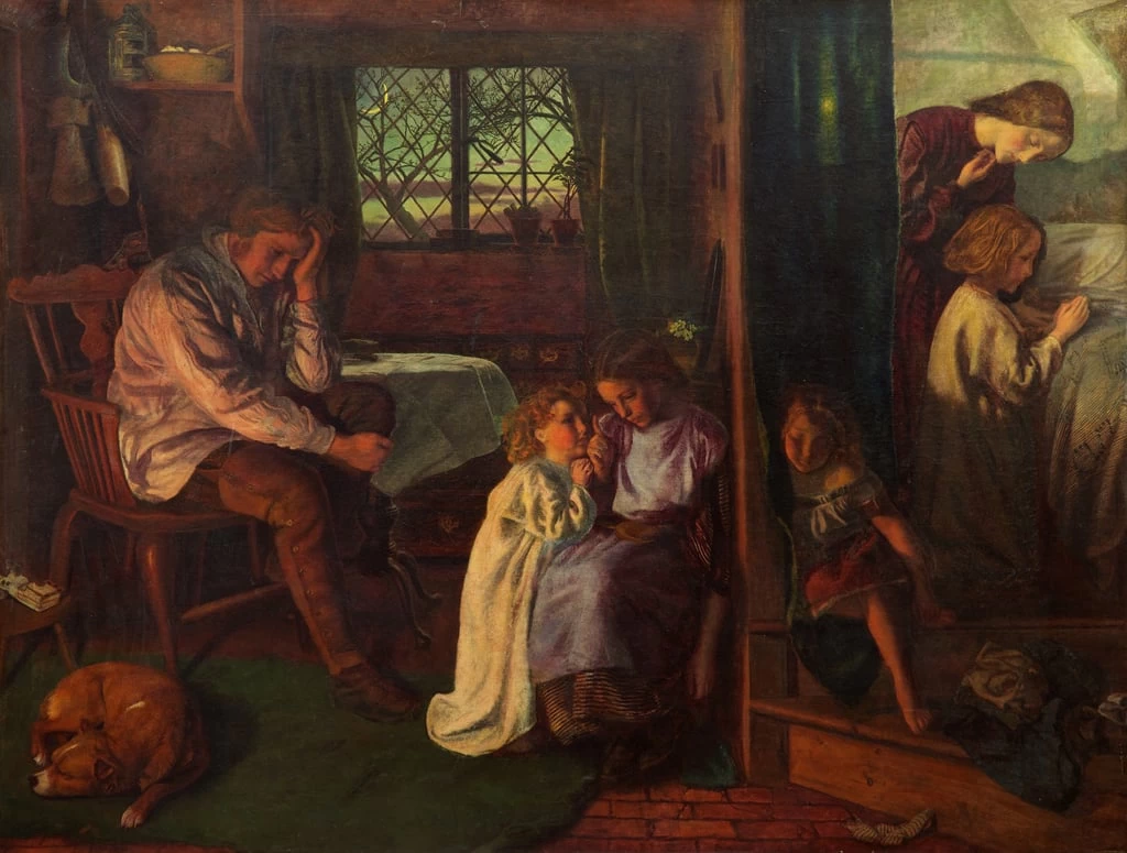 Ora di andare a letto, 1862 - Harris Museum and Art Gallery, Preston, Lancashire